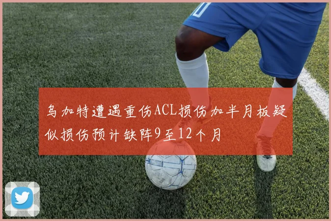 乌加特遭遇重伤ACL损伤加半月板疑似损伤预计缺阵9至12个月