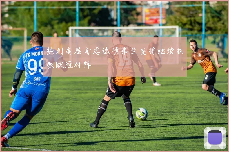 热刺高层考虑选项弗兰克将继续执教欧冠对阵
